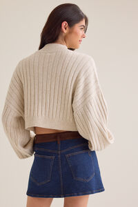 Elowen Mock Neck Sweater Detail 4 - Altar'd State