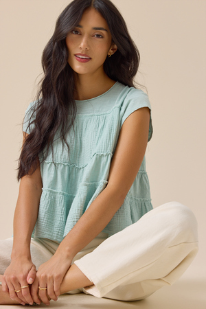 Mara Tiered Babydoll Top - Altar'd State - 