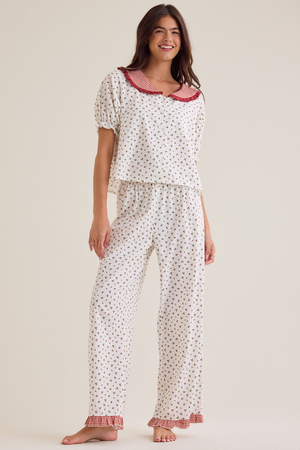 Darleen Holly Gingham Mama Pj Set - Altar'd State - 