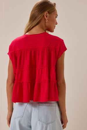 Mara Tiered Babydoll Top - Altar'd State - 