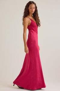 Twyla Satin Maxi Dress Detail 4 - Altar'd State