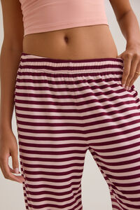 Cate Striped Lounge Pant Detail 3 - Altar'd State