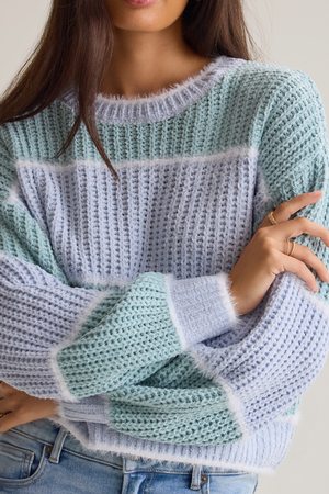 Harper June Striped Sweater - Altar'd State - 
