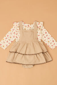 Gemma Corduroy Jumper and Floral Top Set - Altar'd State