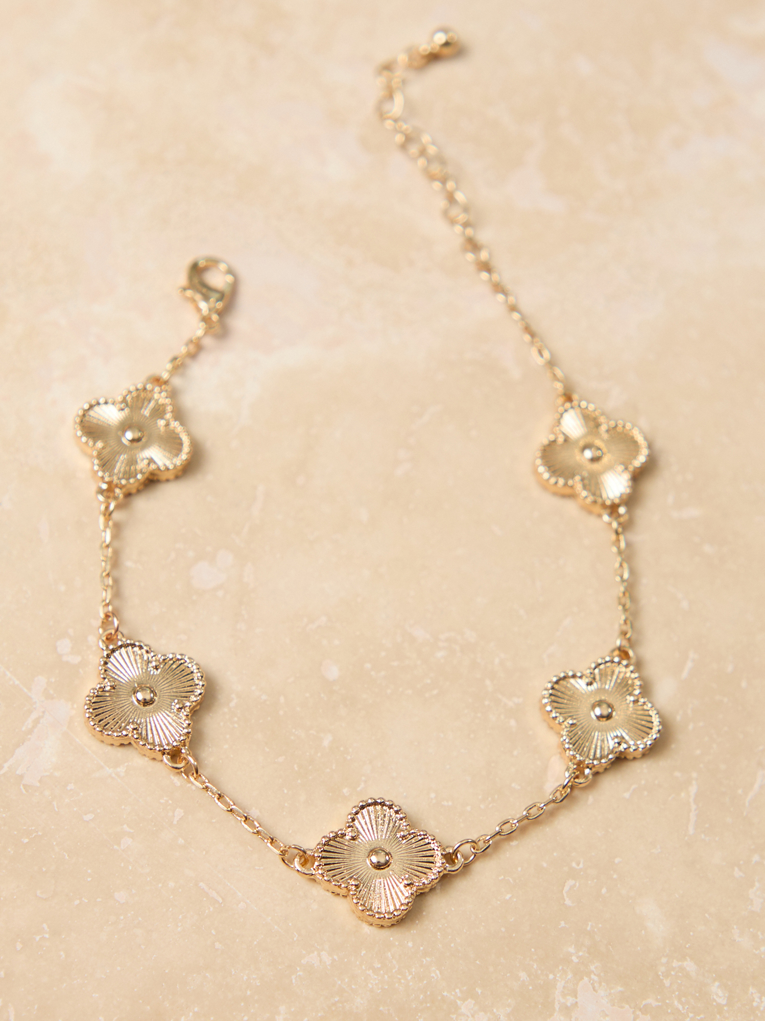 Clover Double Sided Pink Bracelet | Altar'd State