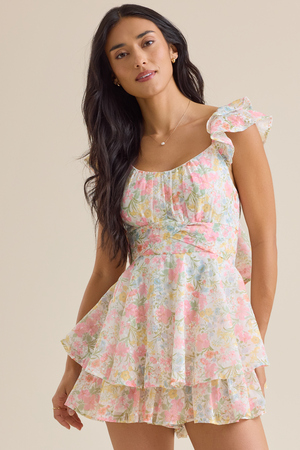 Molly Double Layer Romper - Altar'd State - 