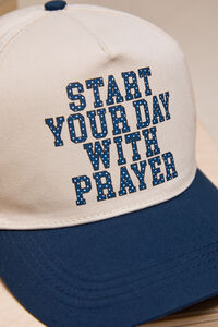 Start With Prayer Trucker Hat Detail 2 - Altar'd State