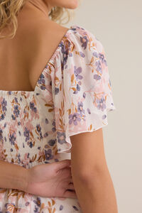 Noah Floral Mama Dress Detail 5 - Altar'd State