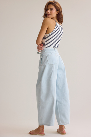 Moxie Barrel Tie Pants - Altar'd State - 