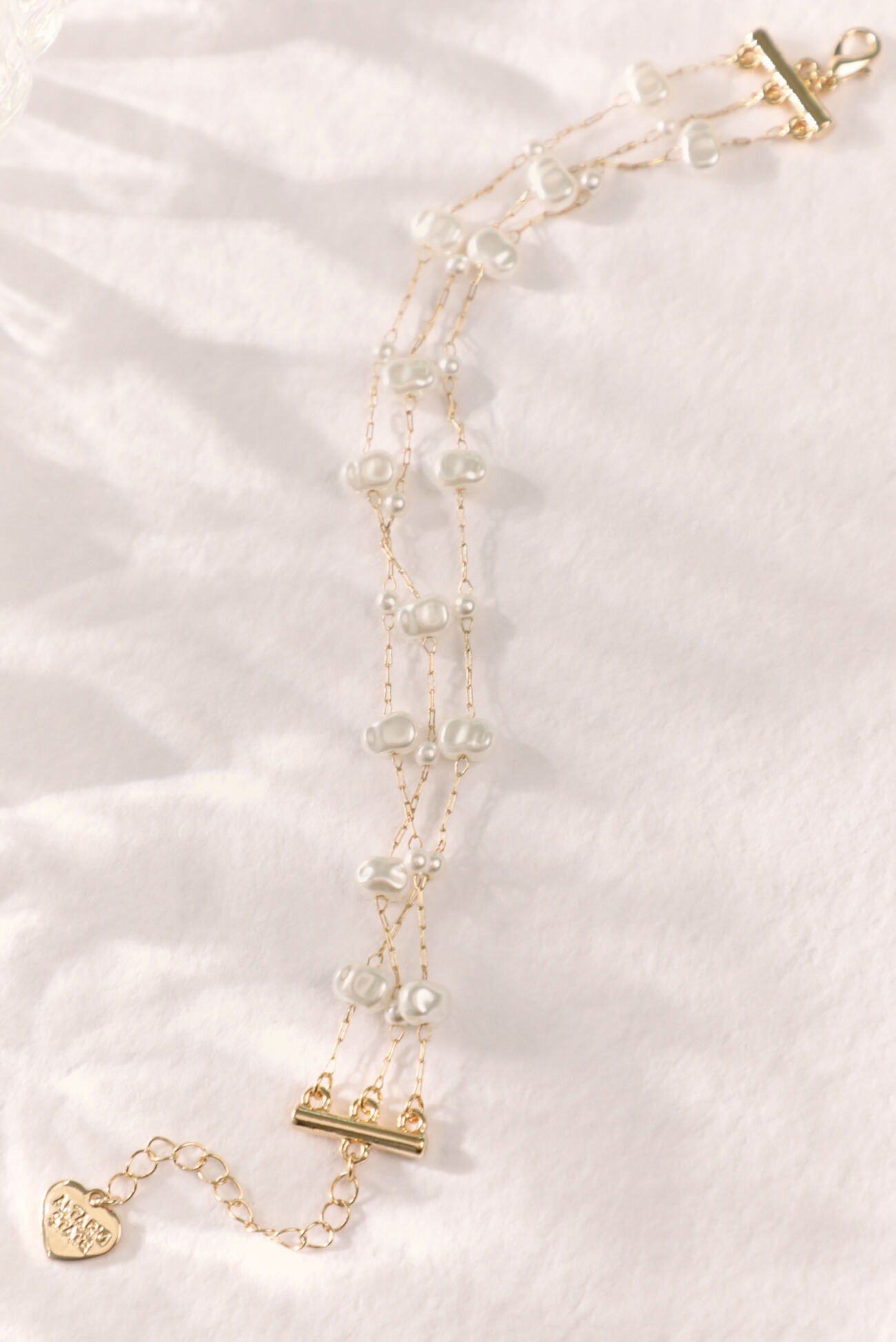 Layered Pearl Accent Bracelet