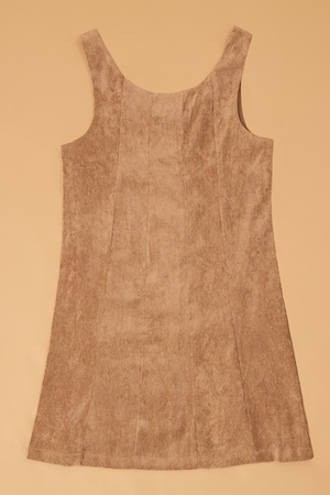 Ginny Corduroy Dress and Lace Top Set - Altar'd State - 