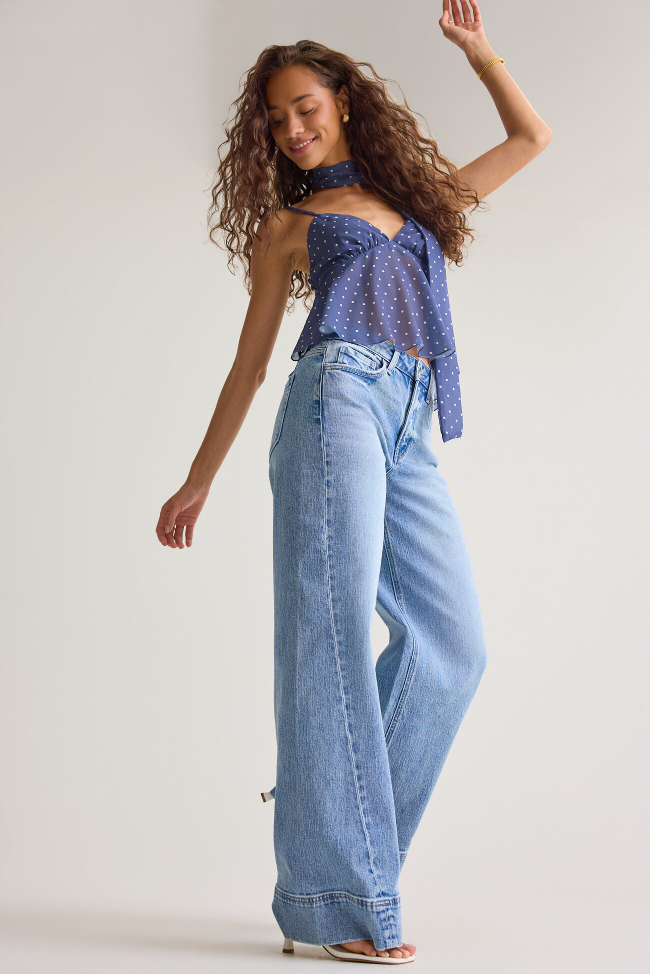Chandler High Rise Wide Leg Jean