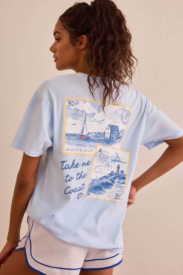 Take Me To The Tide Oversized Tee - Altar'd State