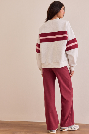 Power Stripe Fleece Pullover - Altar'd State