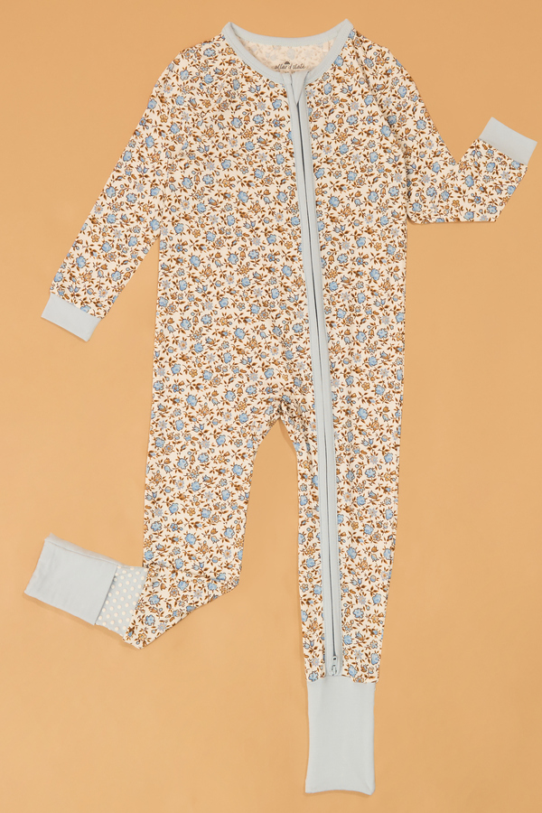 Hazel Floral Long Sleeve Romper Detail 2 - Altar'd State