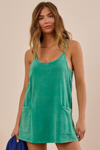 Hang Tough Mineral Wash Mini Dress Detail 2 - Altar'd State