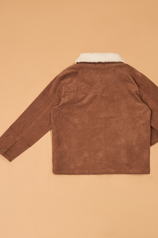 Beau Fur Corduroy Jacket Detail 5 - Altar'd State