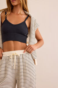 Fine Line Stripe Pant Detail 2 - Altar'd State