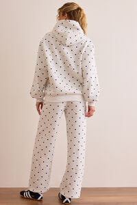 Classic Dot Cozy Hoodie Detail 5 - Altar'd State