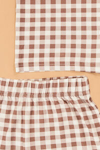 Eloise Gingham Toddler PJ Set Detail 3 - Altar'd State