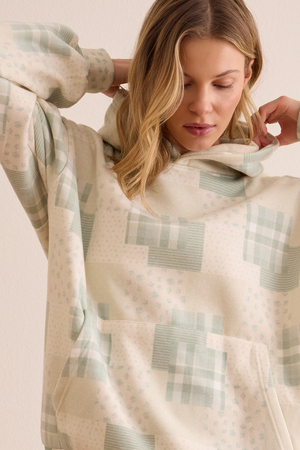 Bloom Patchwork Hoodie - Altar'd State - 