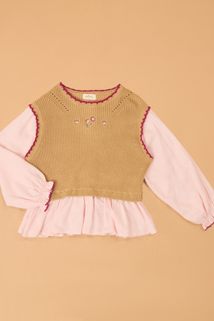 Florence Floral Embroidered Sweater - Altar'd State - 