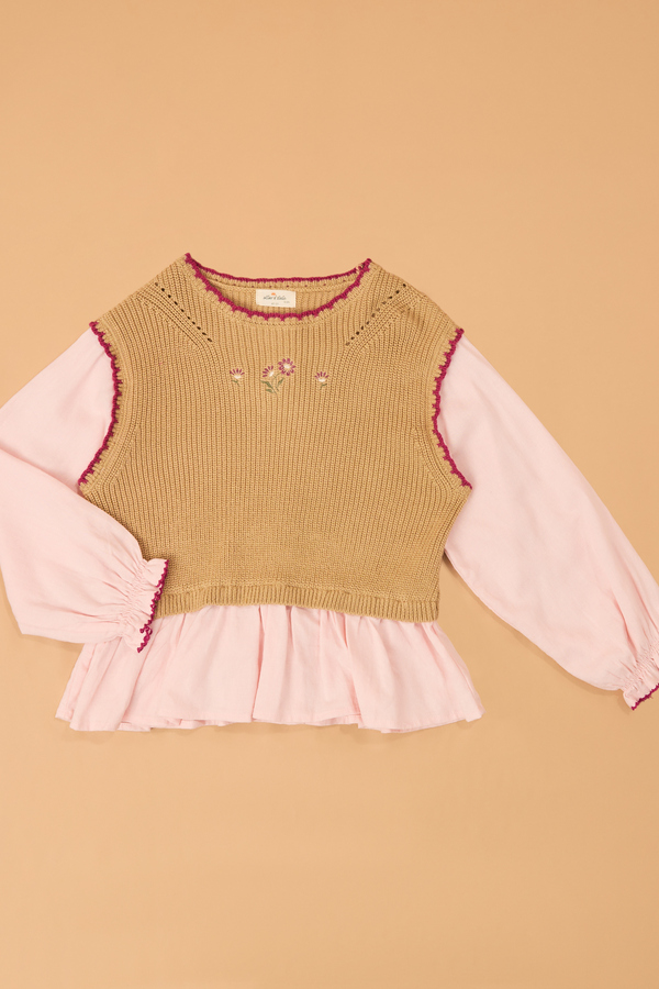 Florence Floral Embroidered Sweater - Altar'd State