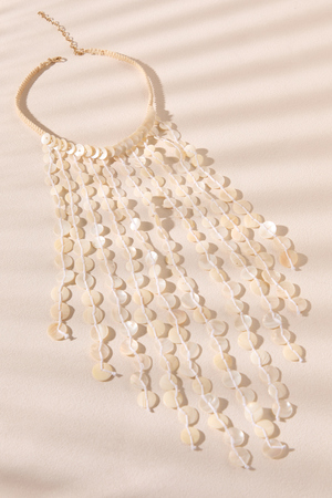 Savannah Fringe Statement Necklace - Altar'd State - 