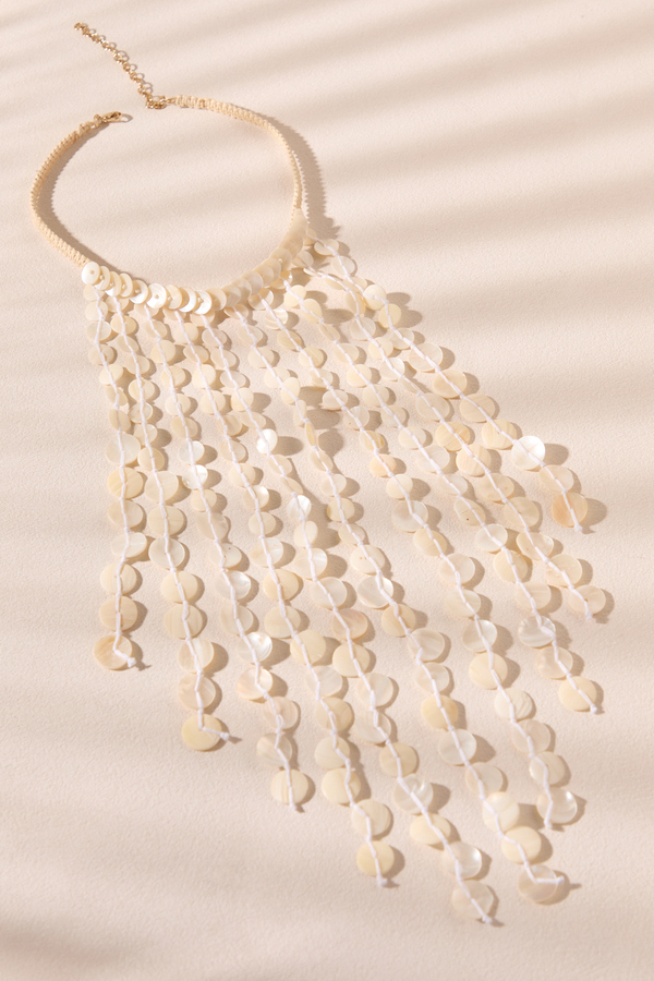 Savannah Fringe Statement Necklace Detail 4 - Altar'd State