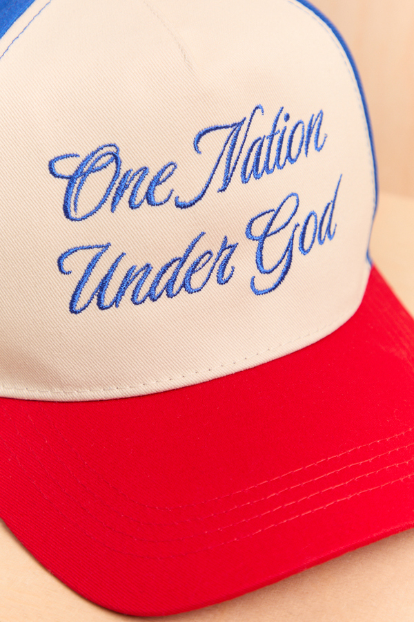 One Nation Under God Hat Detail 2 - Altar'd State