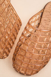 Darby Jelly Cage Mule Flat Detail 3 - Altar'd State
