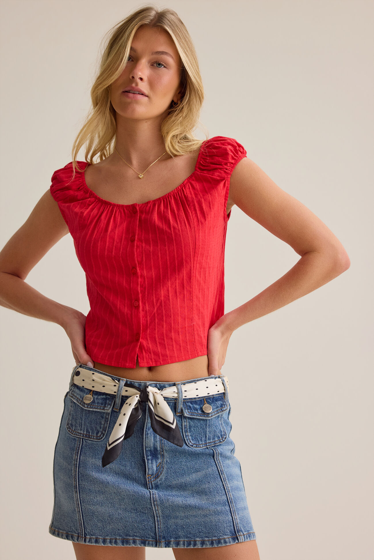 Haven Button Up Top