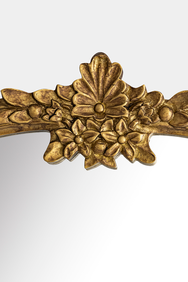 Amelie Gilded Wood Mirror Detail 4 - Altar'd State