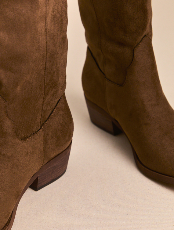 Prairie Suede Western Boot Detail 4 - Altar'd State