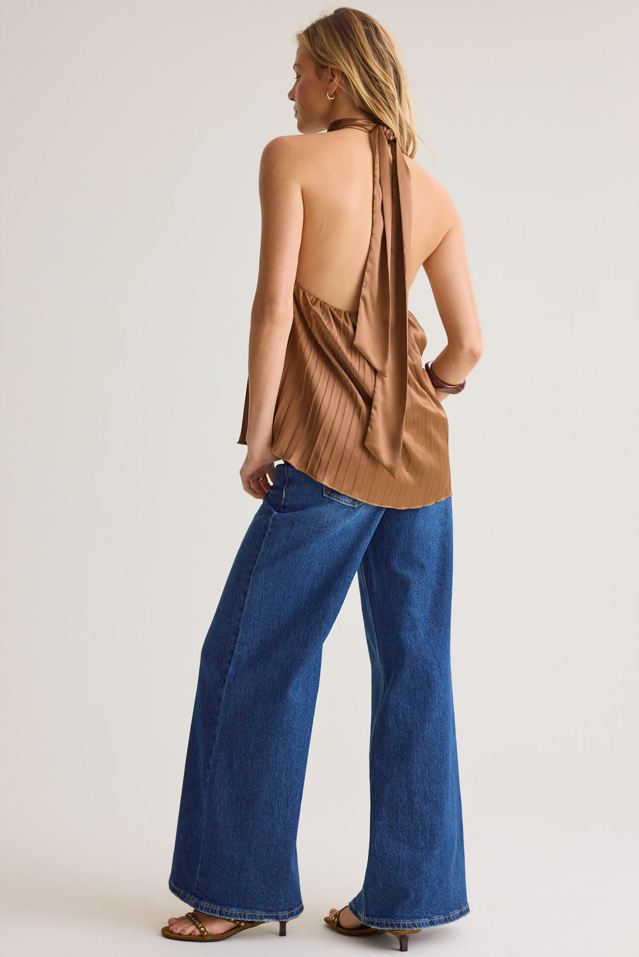 Ellery Halter Tie Blouse