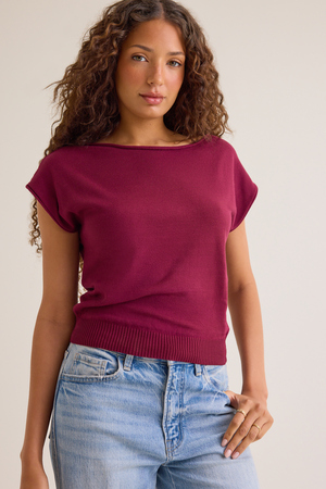 Evy Boatneck Top - Altar'd State - 
