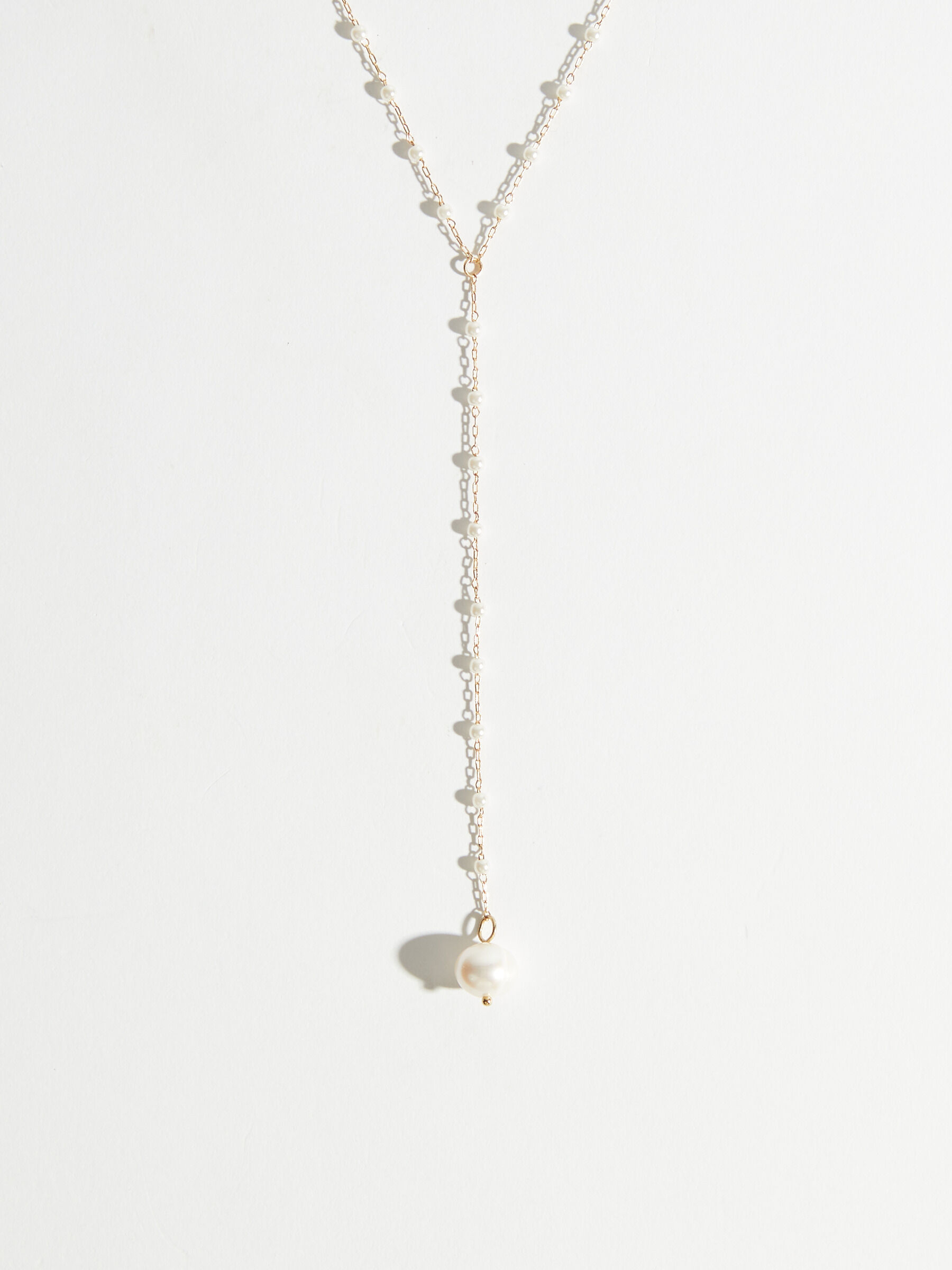 Dainty Pearl Drop Necklace | Altar'd State