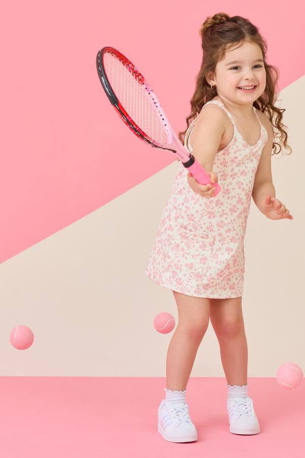 Kara Floral Toddler Athletic Dress - Altar'd State