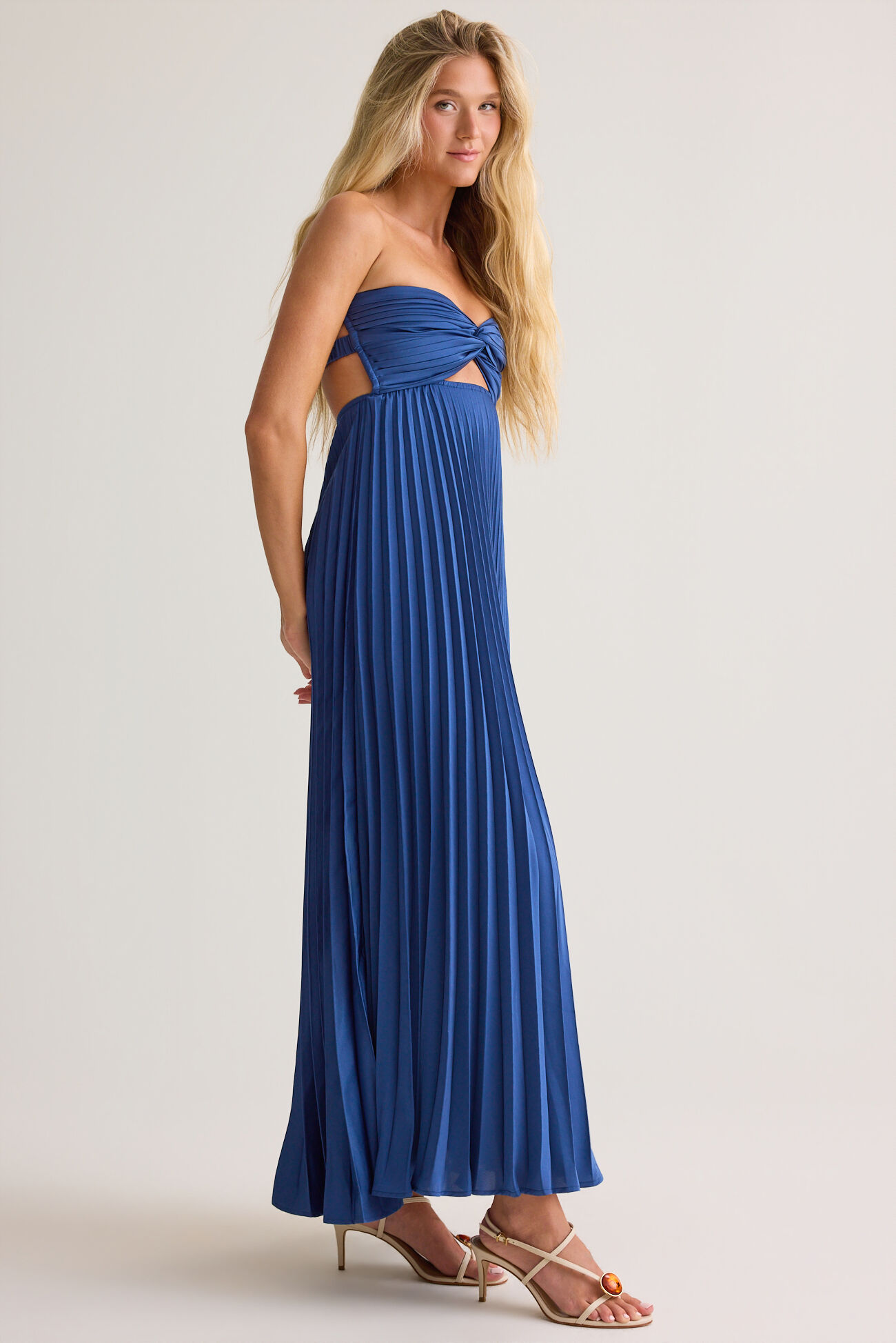 Nellie Satin Maxi Dress