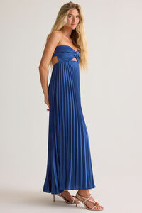 Nellie Satin Maxi Dress Detail 4 - Altar'd State