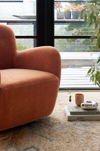 Sven Upholstered Swivel Chair Detail 2 - Altar'd State