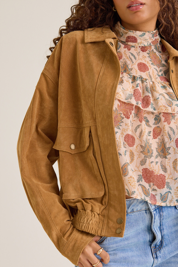Ari Geniune Suede Jacket Detail 2 - Altar'd State
