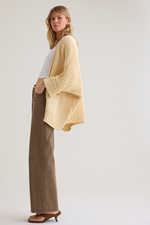 Olivia Chenille Open Front Cardigan - Altar'd State