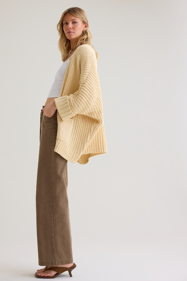 Olivia Chenille Open Front Cardigan Detail 3 - Altar'd State