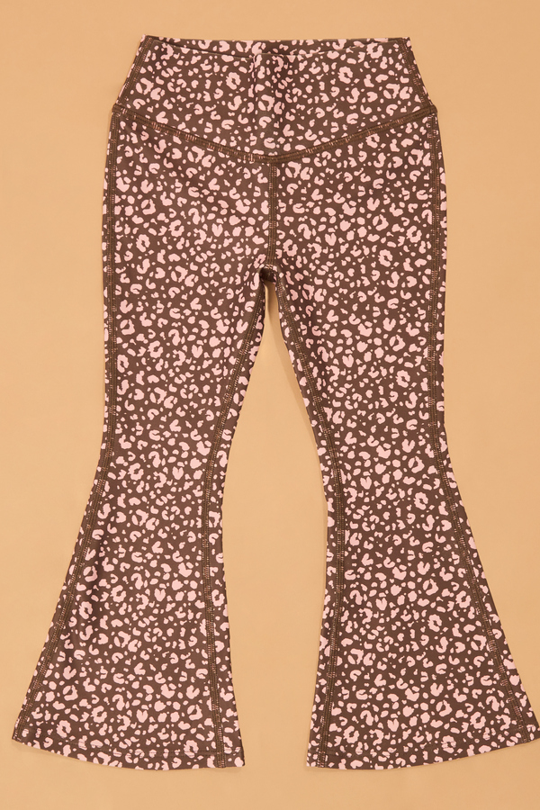 Gigi Leopard Flare Legging Detail 2 - Altar'd State