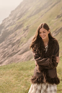 Georgia Faux Fur Trim Jacket - Altar'd State