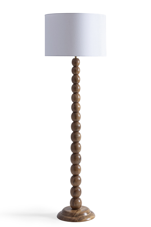 Ellie Wood Floor Lamp Detail 1 - Altar'd State