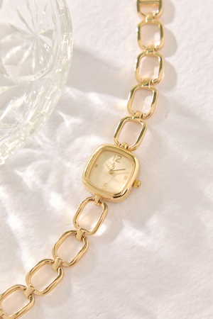 Open Link Square Face Watch - Altar'd State - 