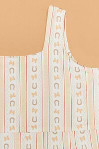 Horseshoe Bow Stripe Jumpsuit Detail 2 - Altar'd State