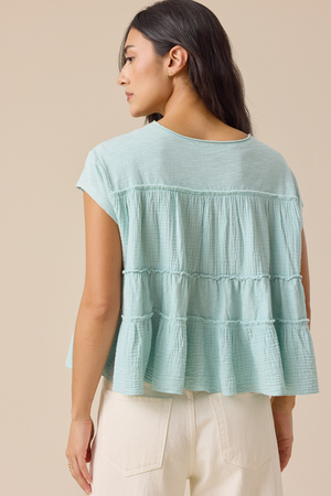 Mara Tiered Babydoll Top - Altar'd State - 